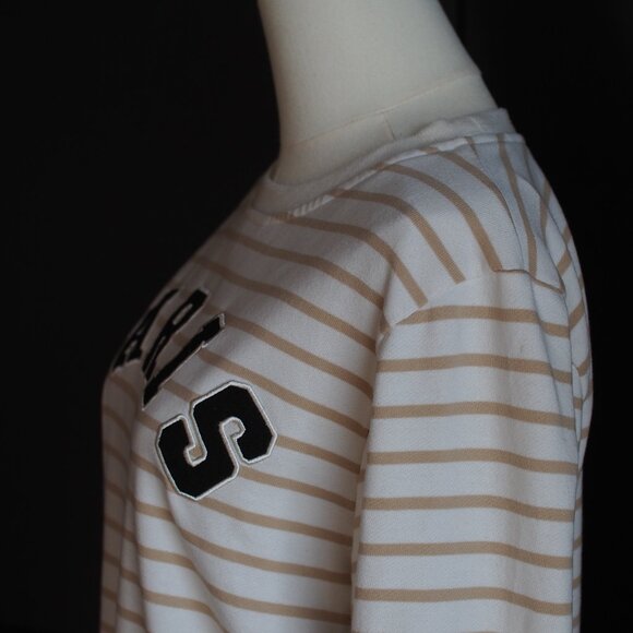 Active USA | Paris Striped French Terry Sweatshirt - Picture 3 of 4